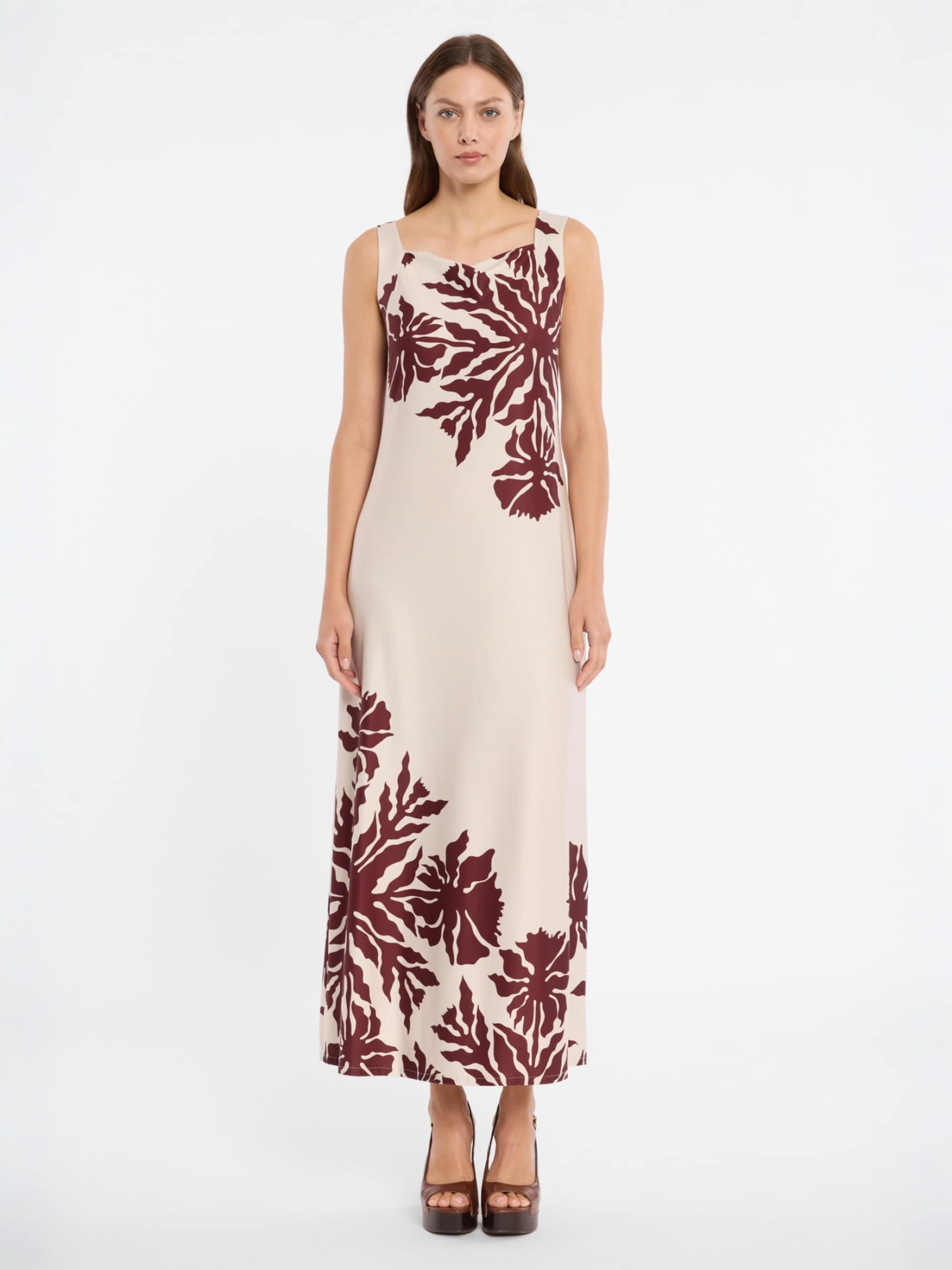 Ana Alcazar Kleid in Braun: Vorderseite
