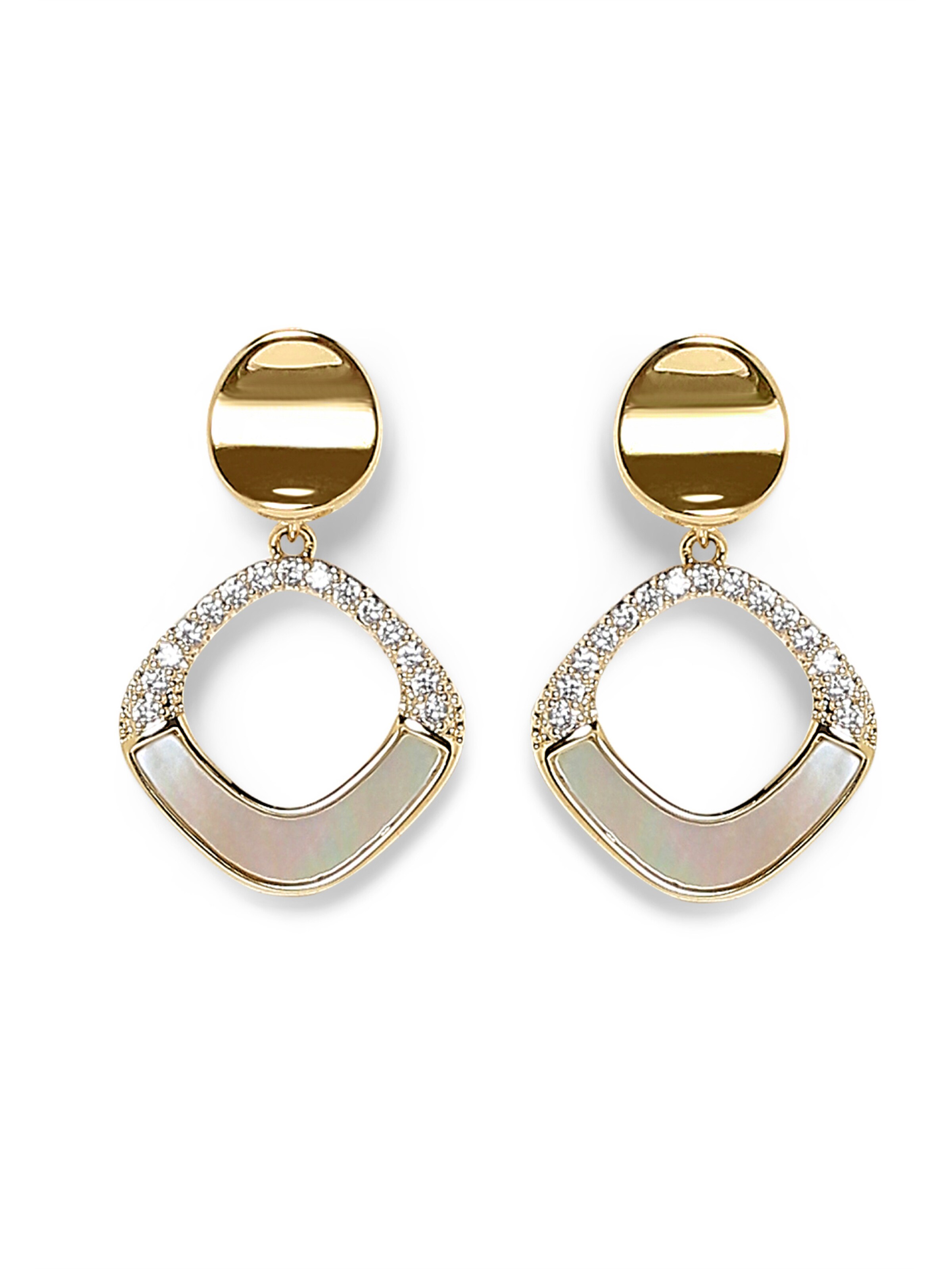 MISH Earrings 'Elianna' in Gold: front