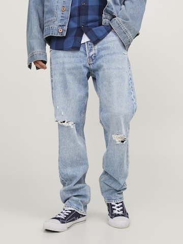 JACK & JONES Regular Jeans 'MIKE' in Blauw: voorkant