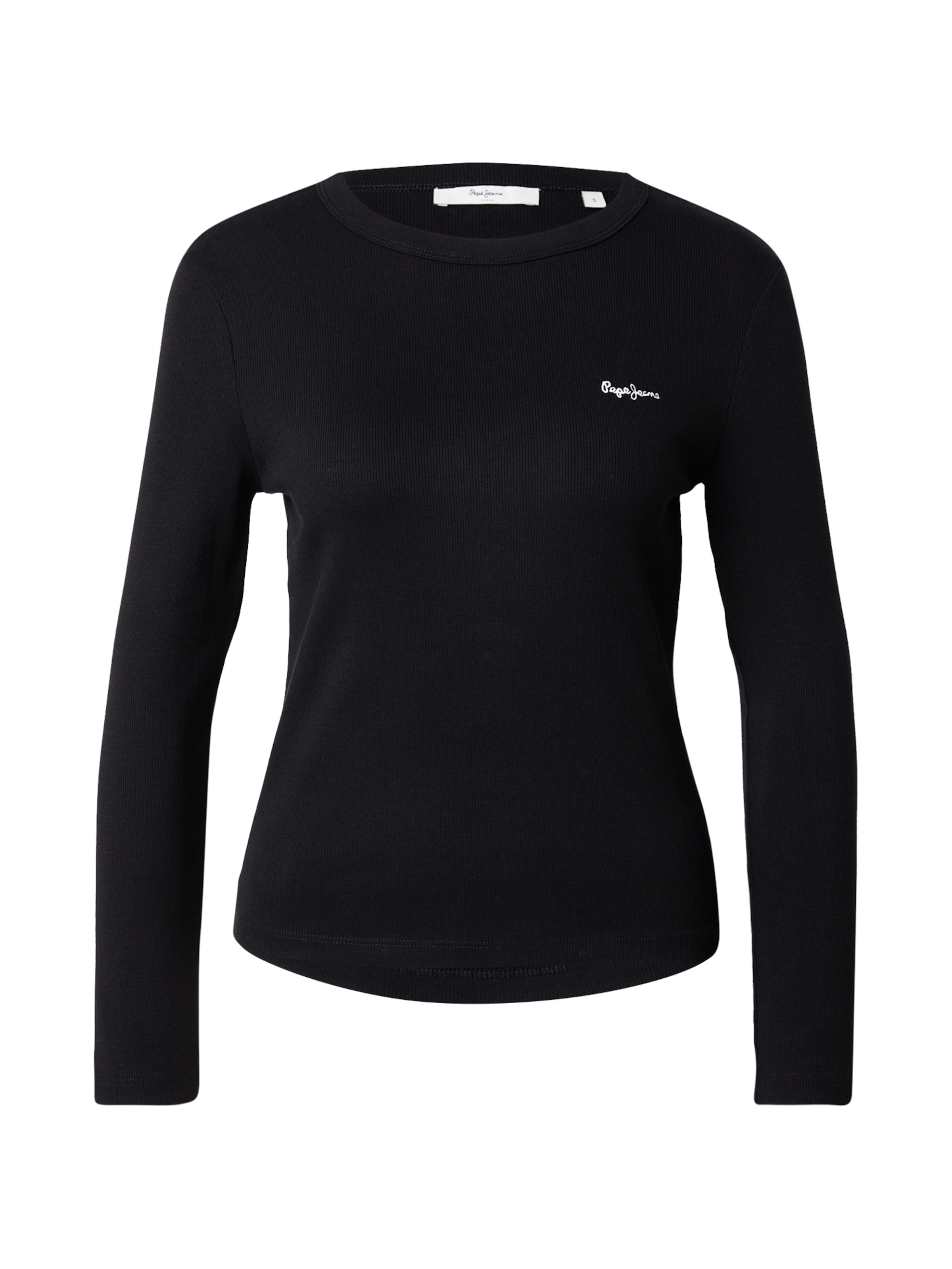 Pepe Jeans - Camiseta 'BETINA' en negro: frente