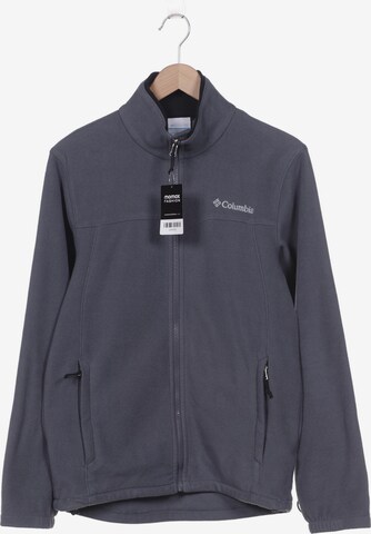 COLUMBIA Sweatshirt & Zip-Up Hoodie in S in Grey: front