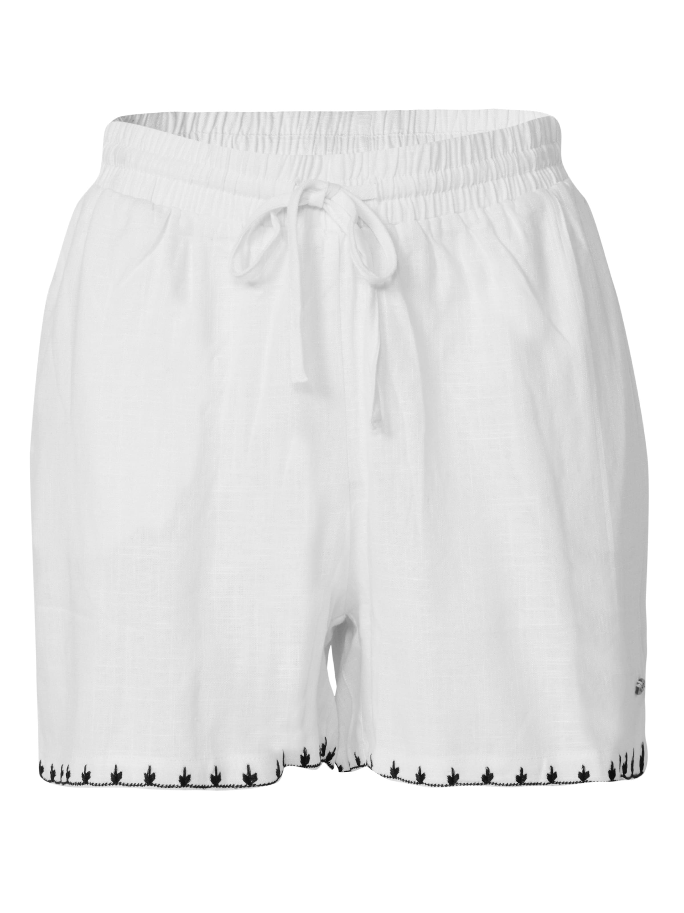 KOROSHI Regular Byxa i vit: framsida