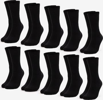 Occulto Socks 'Lotte' in Black: front