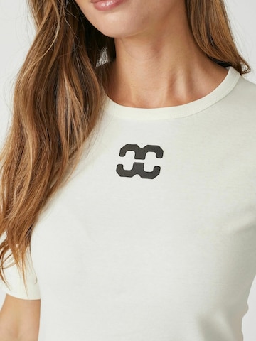 T-shirt 'Granny' co'couture en blanc