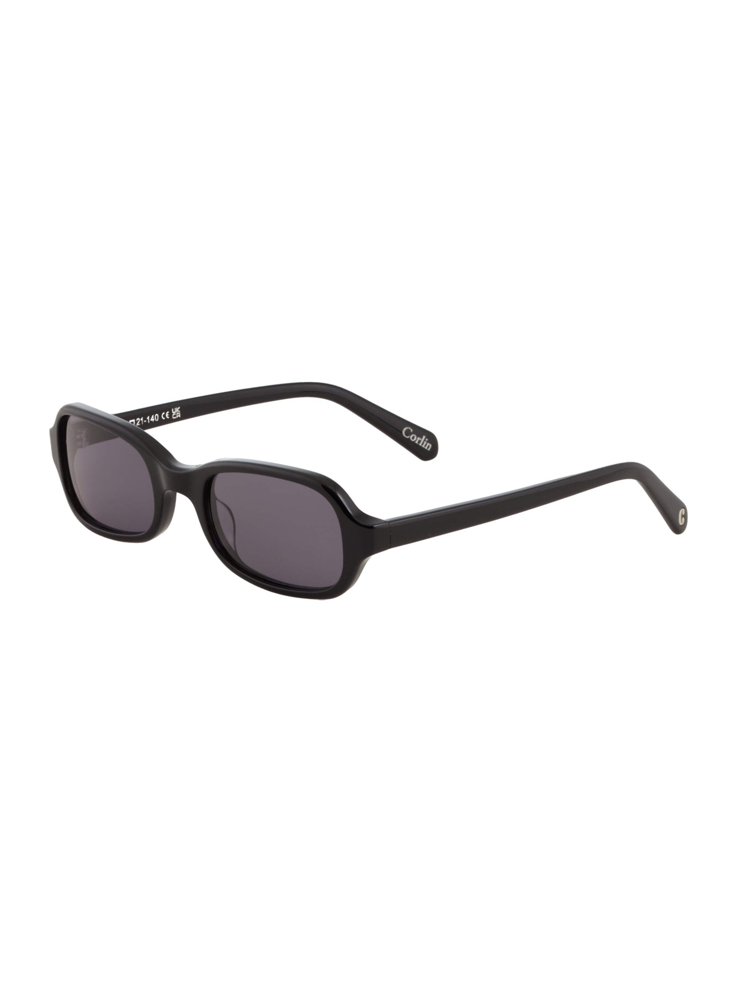 Corlin Sonnenbrille 'Lou' in Schwarz: Vorderseite