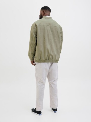 Veste mi-saison Jack & Jones Plus en vert