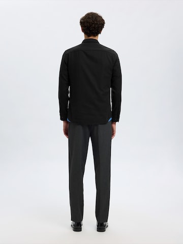SELECTED Regular fit Риза 'SLHNOAH' в черно