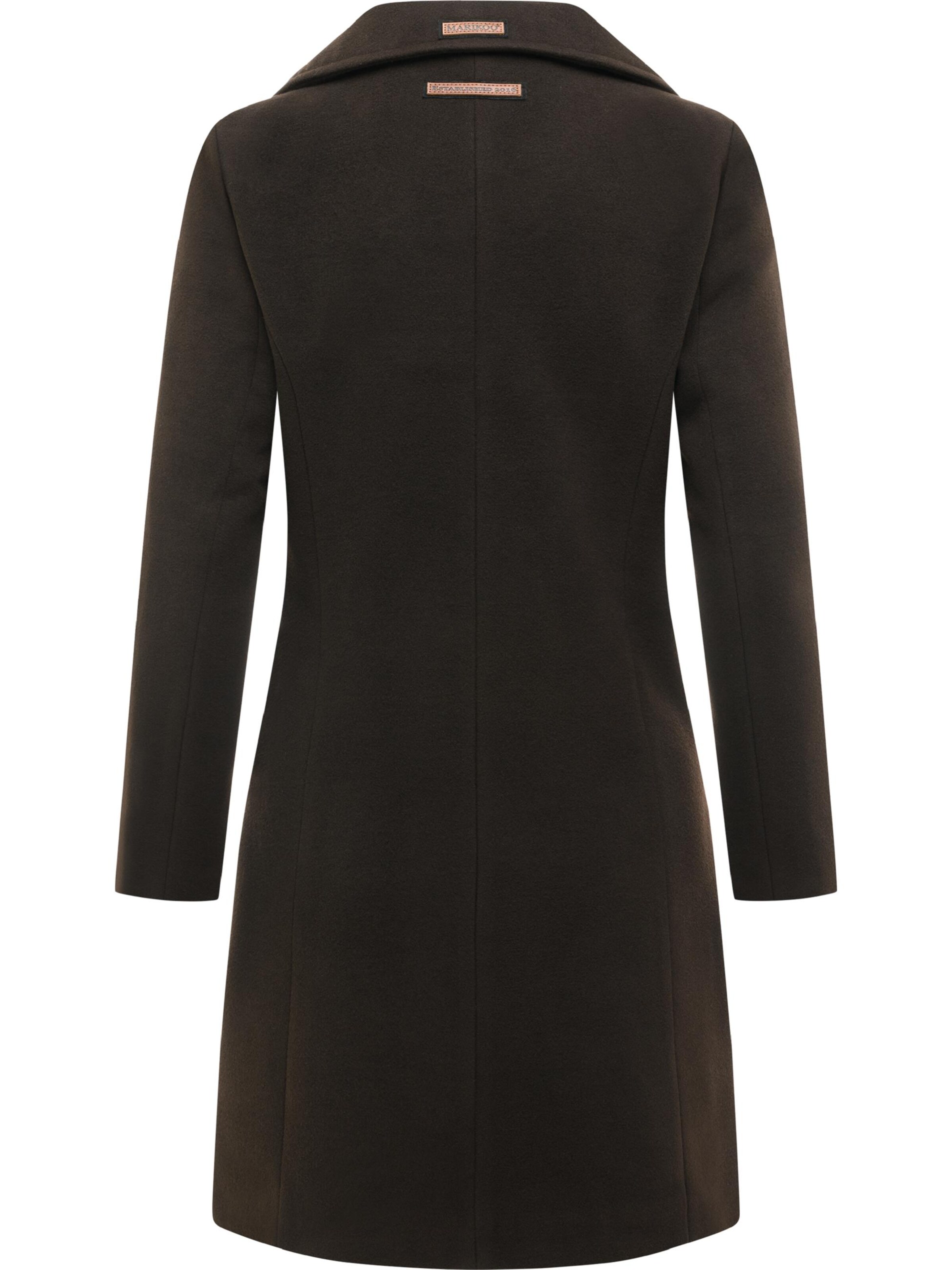 MARIKOO Between-seasons coat in Brown