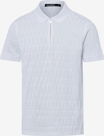 T-Shirt Karl Lagerfeld en blanc : devant