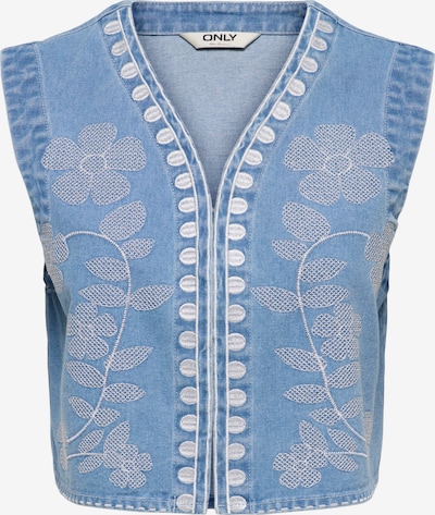 ONLY Liivi 'ONLNoella' koossa XS värissä sininen denim / valkoinen, Tuotenäkymä