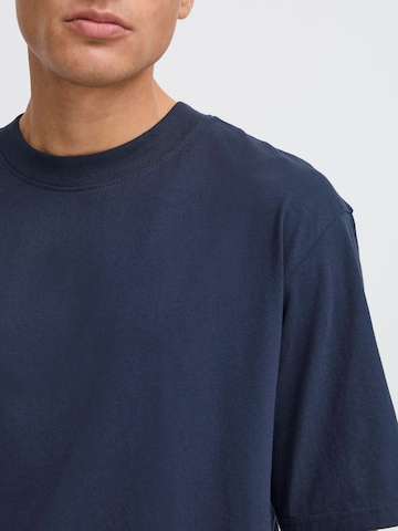 !Solid Rundhalsshirt ' SDBILOP ' in Blau