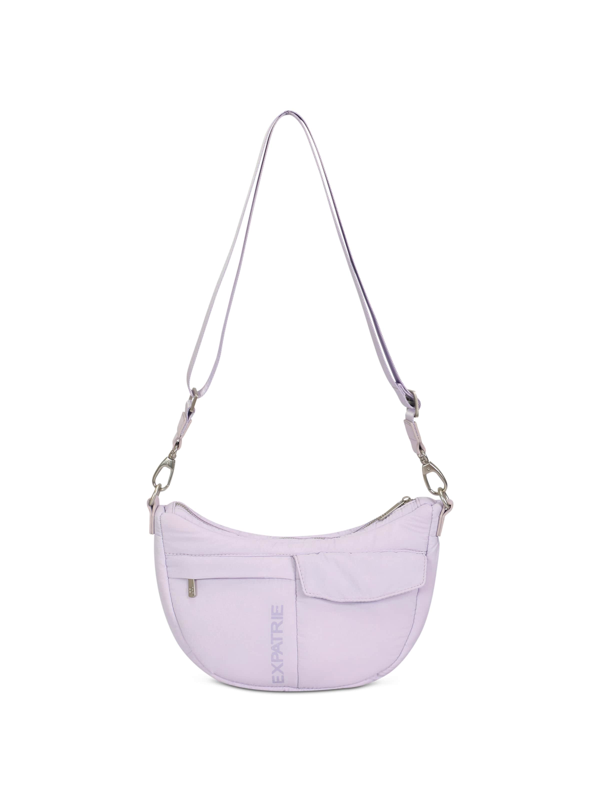 Expatrié - Mala de ombro 'Vivy' em roxo: frente