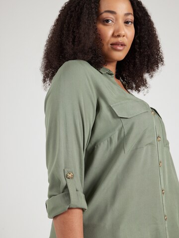 Vero Moda Curve Blouse 'VMBUMPY' in Green