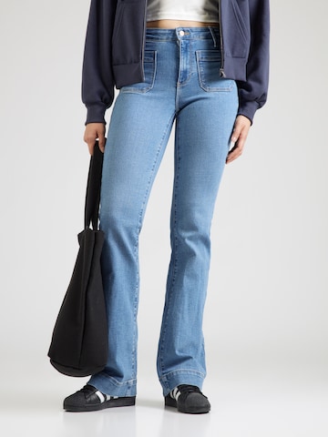 WRANGLER Flared Jeans 'FLARE' i blå: forside