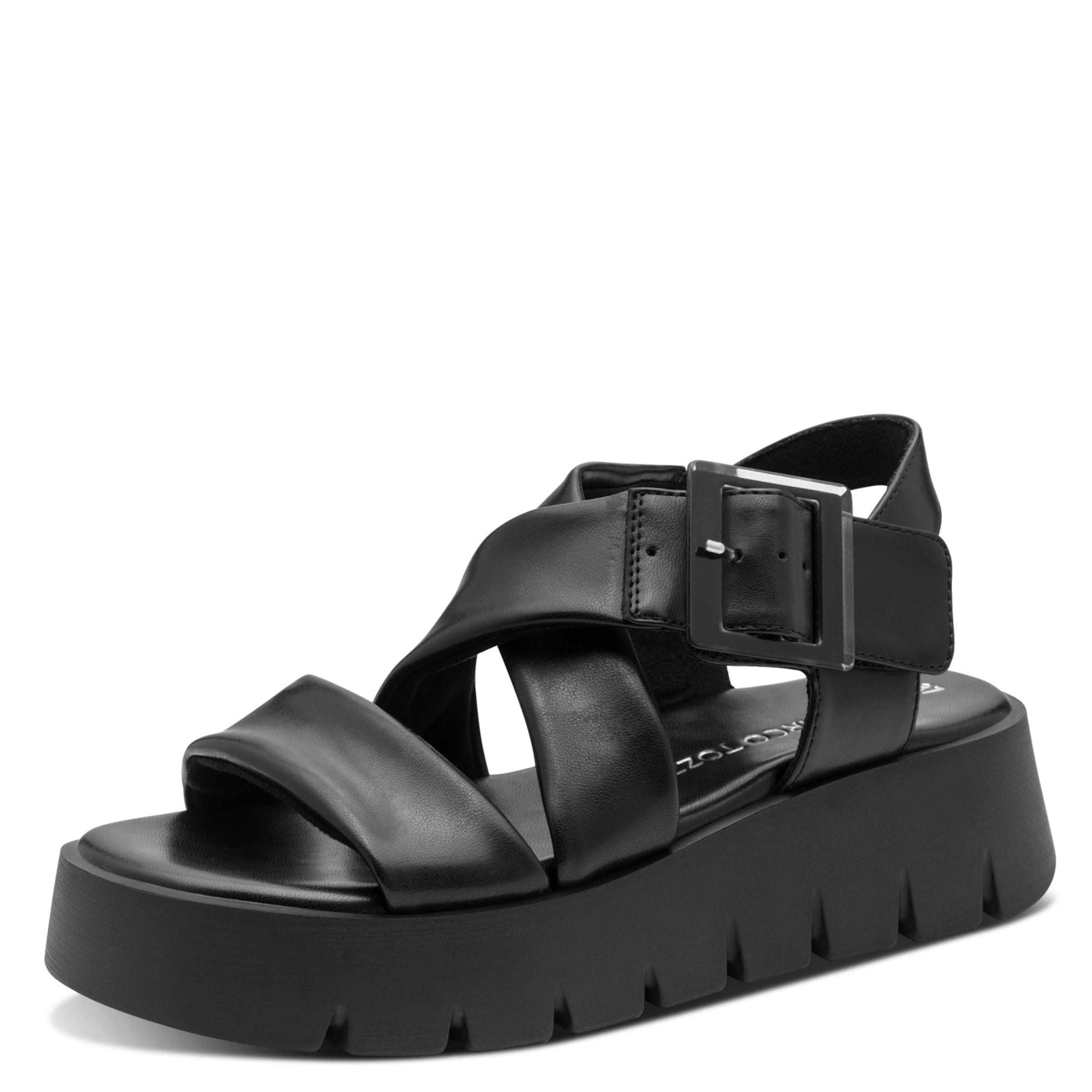 MARCO TOZZI Sandals in Black: front
