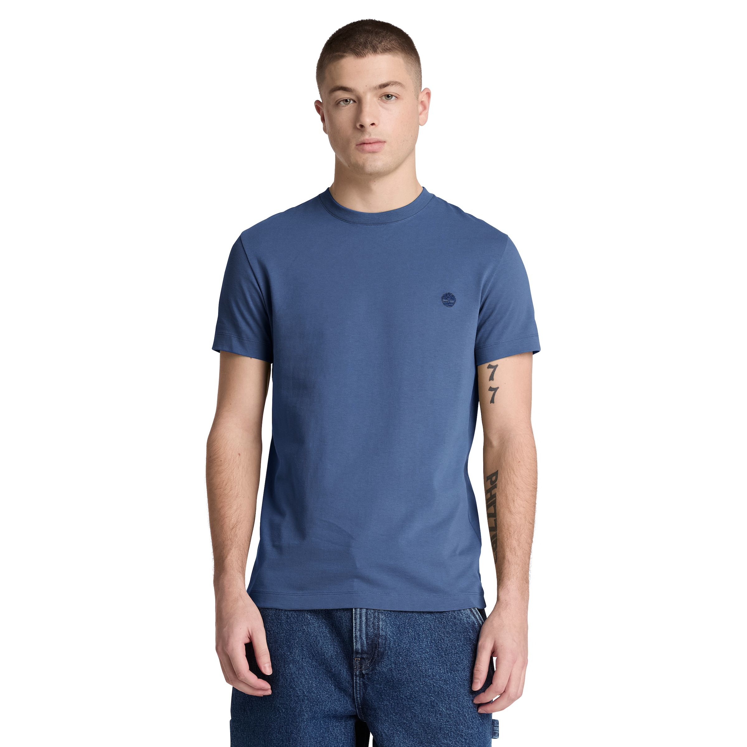 TIMBERLAND T-Shirt in Blau: Vorderseite