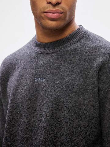 BOSS Orange Trui 'Kalbrush' in Zwart