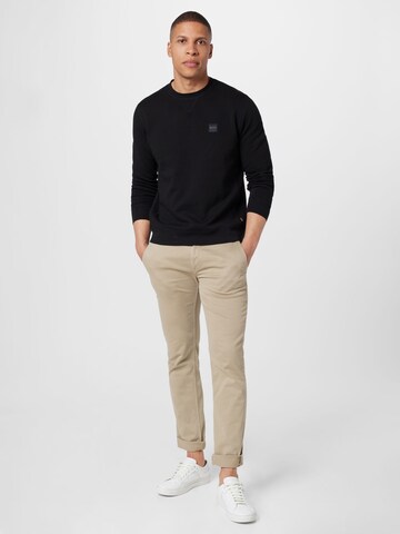 BOSS Sweatshirt 'Westart' in Schwarz