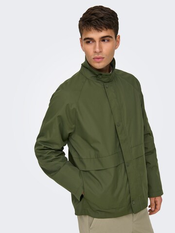 Only & Sons Jacke 'ONSKosmo' in Grün