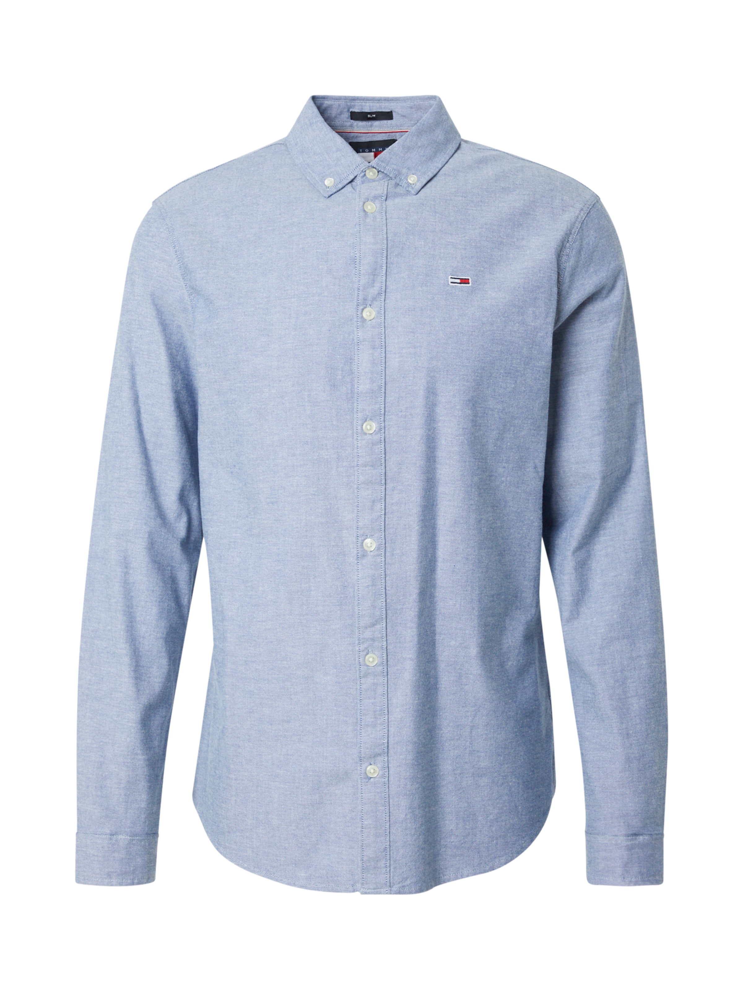 Slim fit Cămașă de la Tommy Jeans pe albastru: față