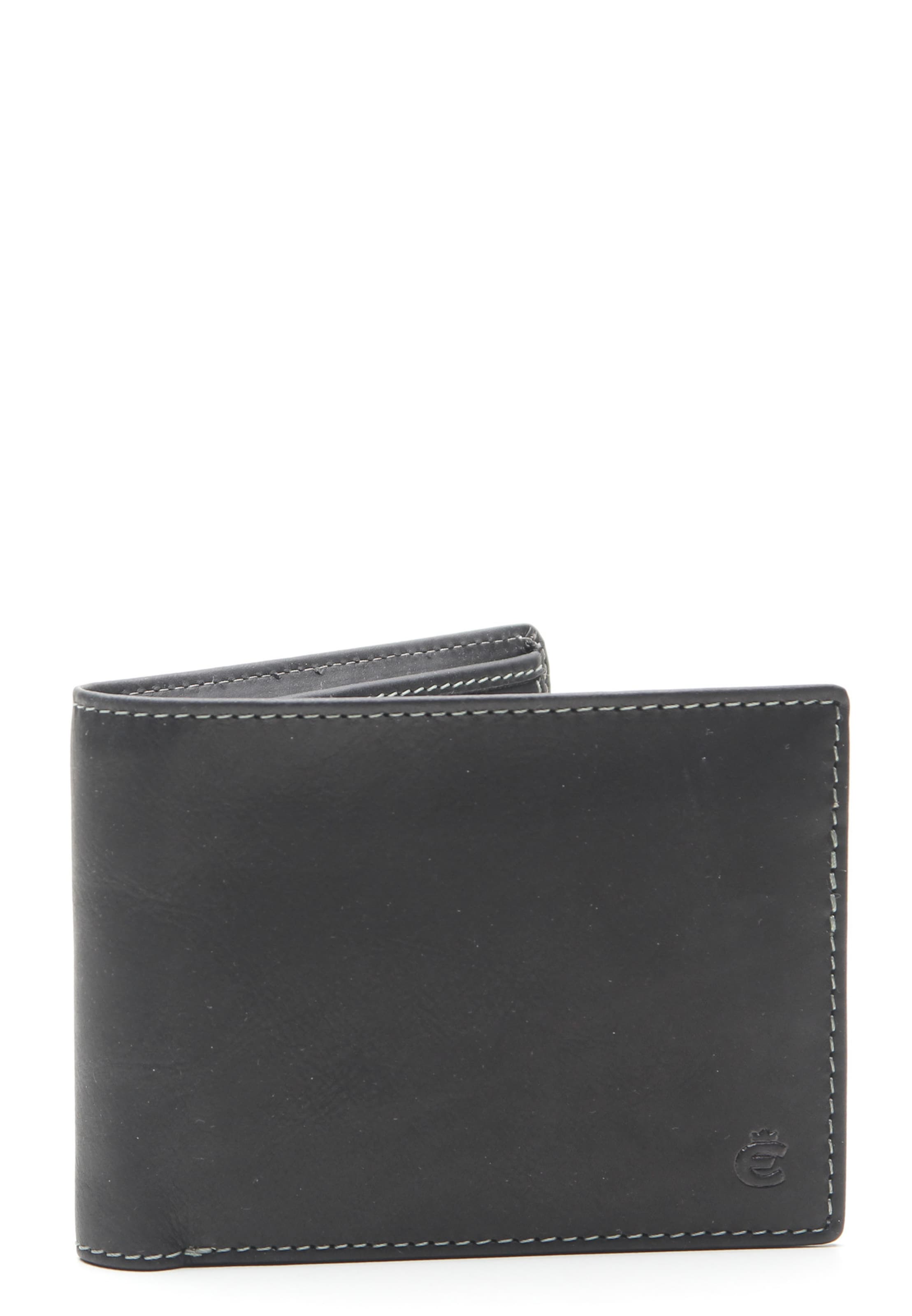 Esquire Geldbörse 'Dallas' in Schwarz: Vorderseite