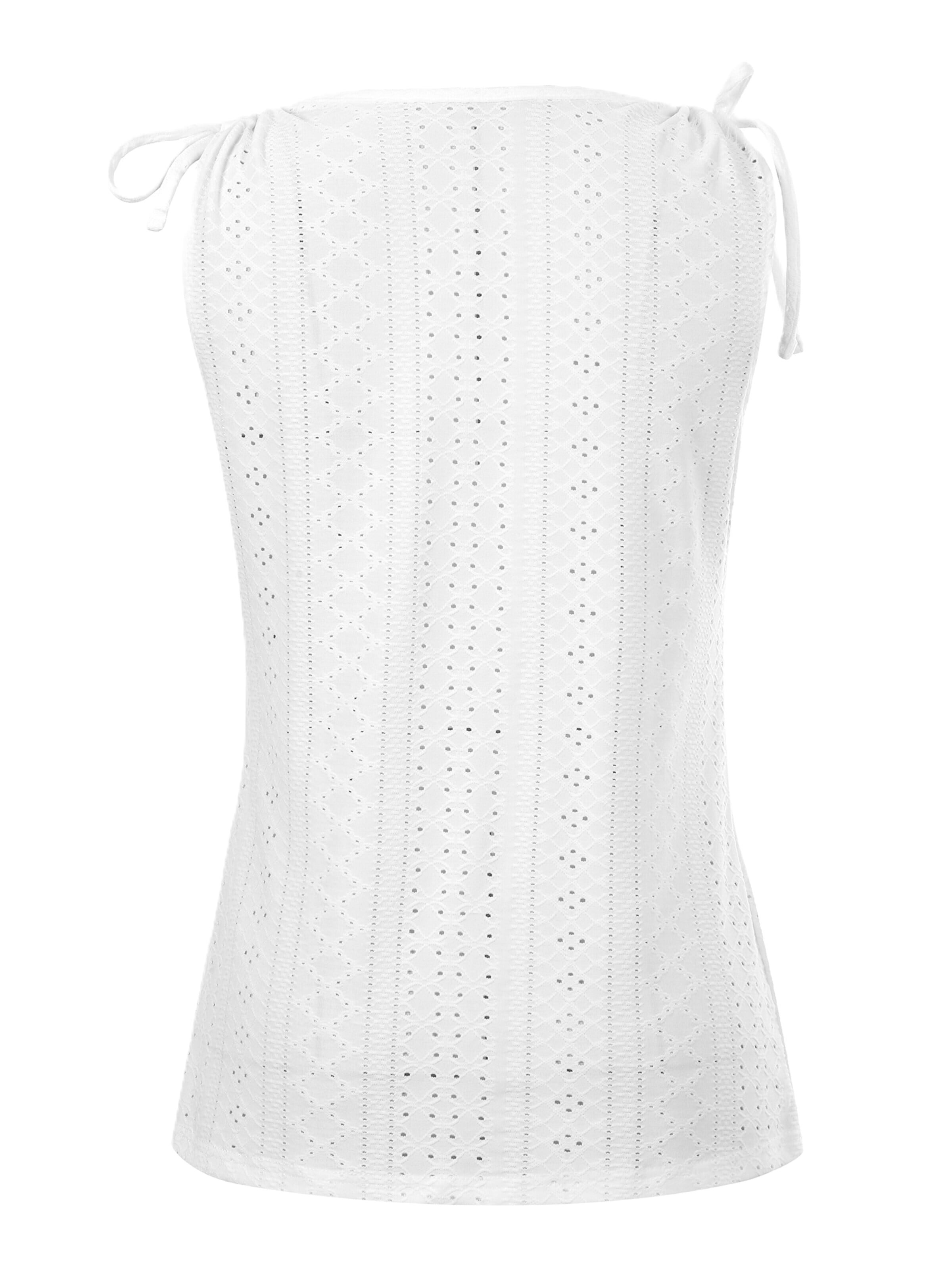 Top 'Women Tops' di LapaPlus in bianco: frontale