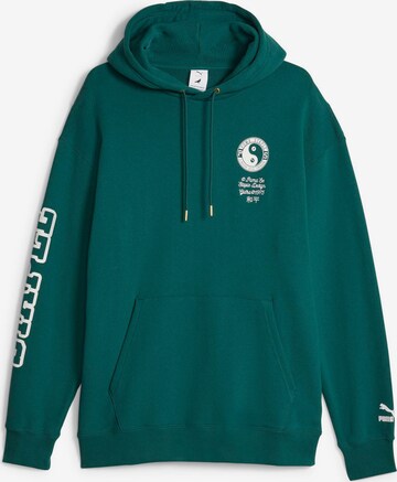 PUMA Sweatshirt 'PUMA X STAPLE' in Groen: voorkant