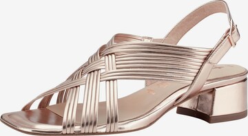 Tamaris Sandal in Gold: front