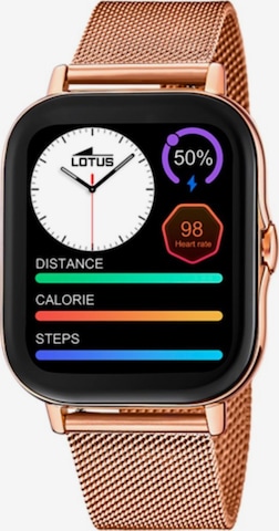 Lotus Digitální hodinky 'Smartwatch Smartime' – zlatá: přední strana