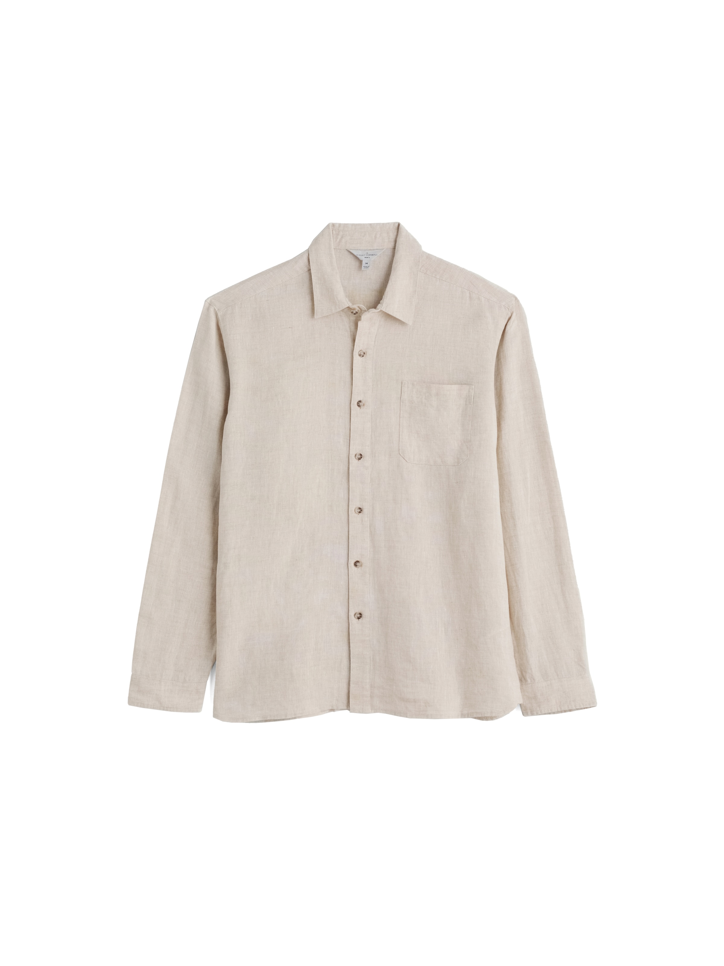 Seasalt Cornwall Regular fit Overhemd 'Curator' in Beige: voorkant
