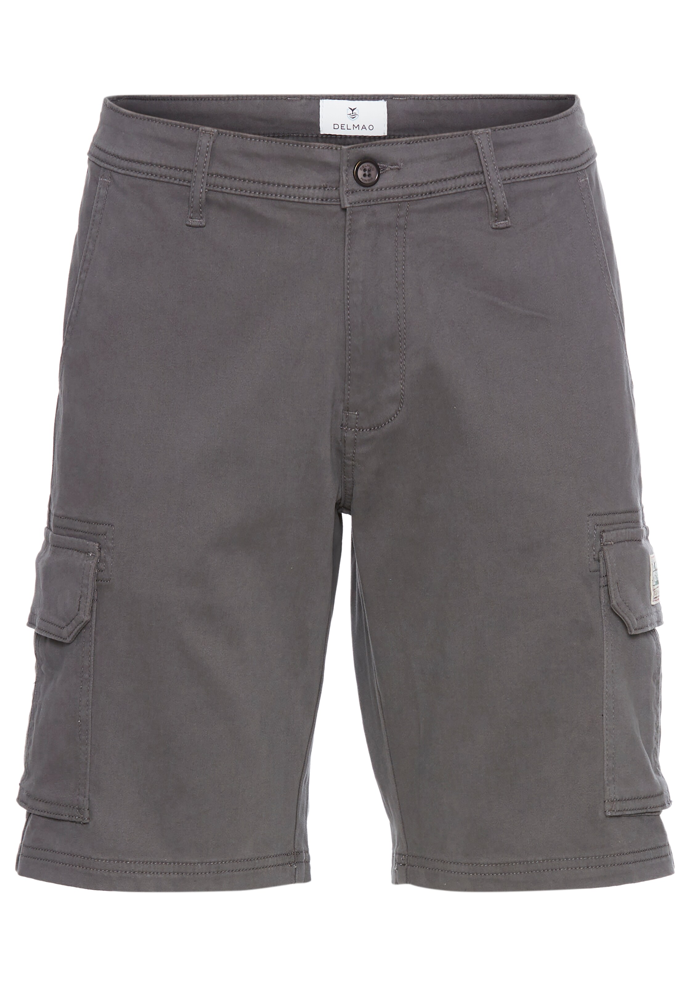 DELMAO Shorts in Grau: Vorderseite