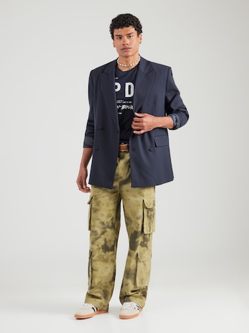 CAMP DAVID Tričko – modrá