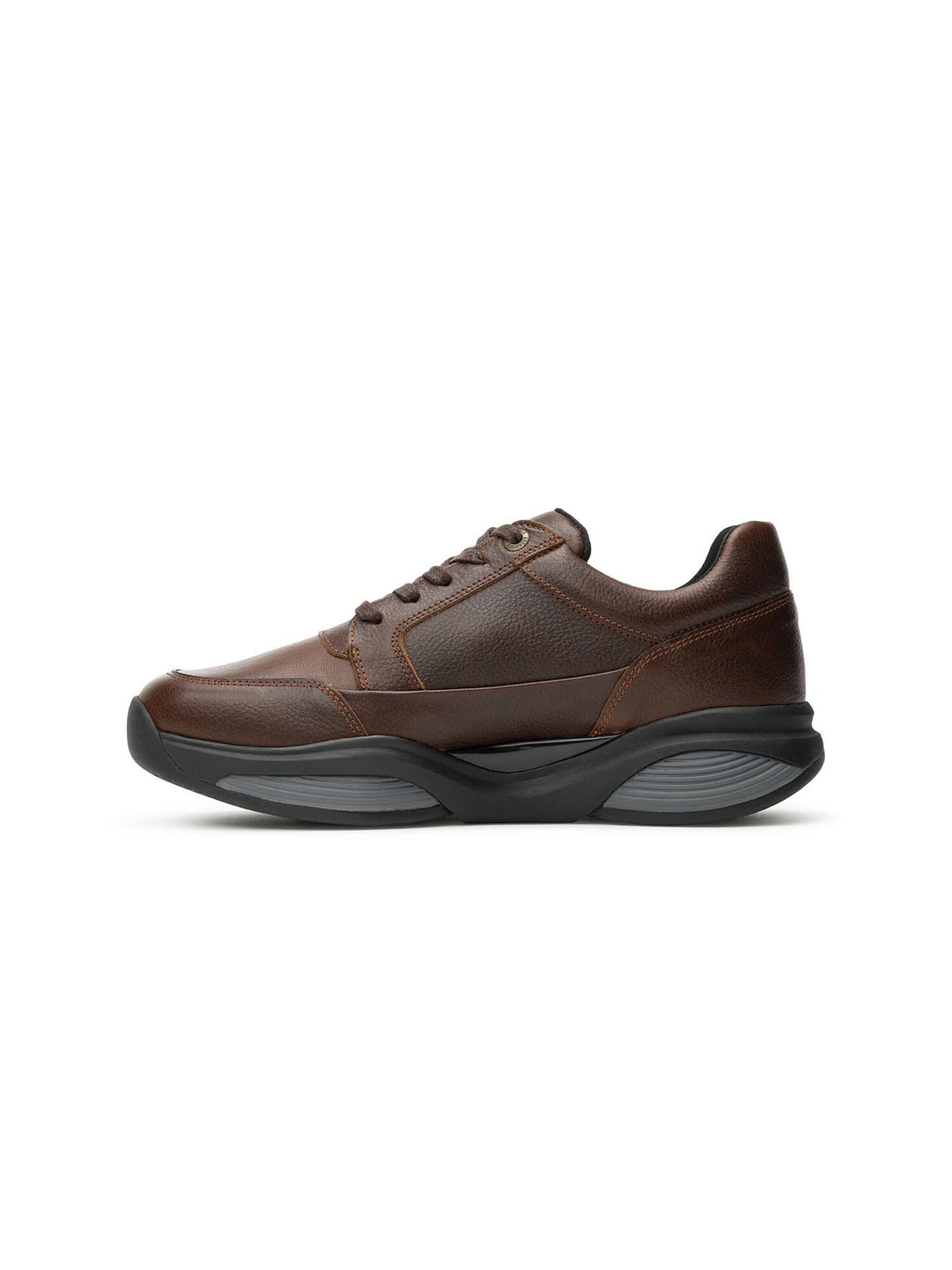 Tamaris Athletic lace-up shoe 'SWX6' in Brown: front