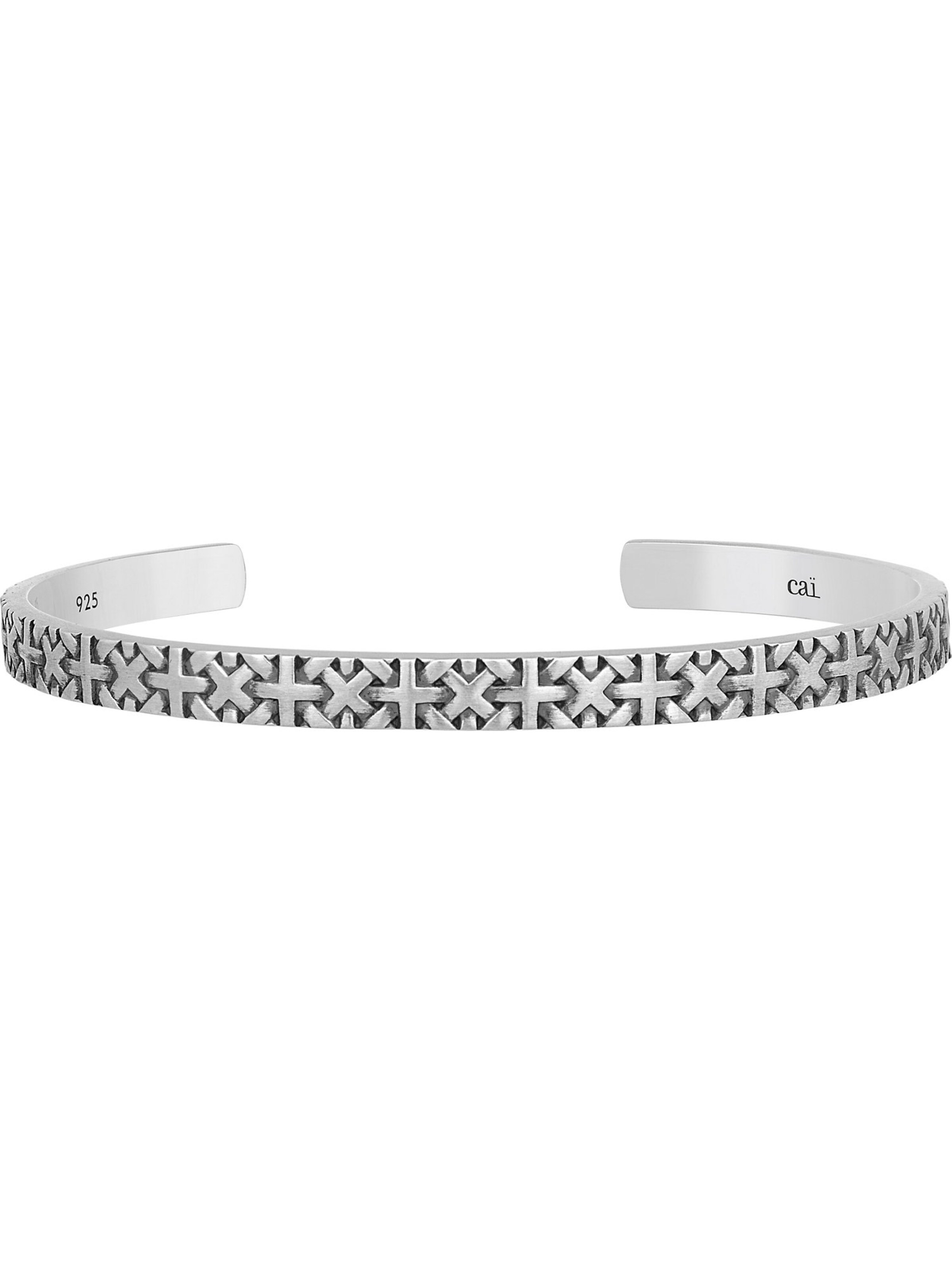 Bracelet caï en argent : devant
