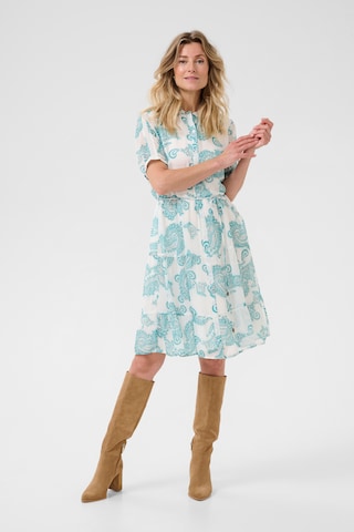 Cream Kleid 'Samira' in Blau
