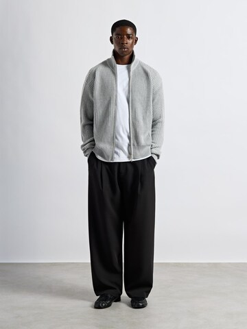 Burocs Knit Cardigan in Grey