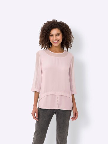 Camicia da donna di heine in rosa: frontale