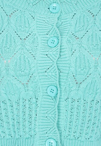 IZIA Gebreid vest 'Festival' in Blauw