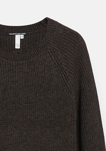 QS Pullover in Braun