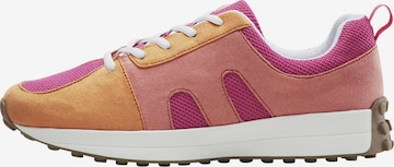 Sneaker low de la bonprix pe portocaliu: față