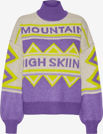 VERO MODA Sweater 'GLAZE' in Purple: front