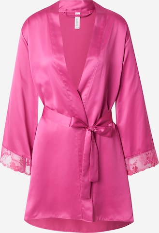 HunkemöllerKućni ogrtač 'Peonie' - roza boja: prednji dio