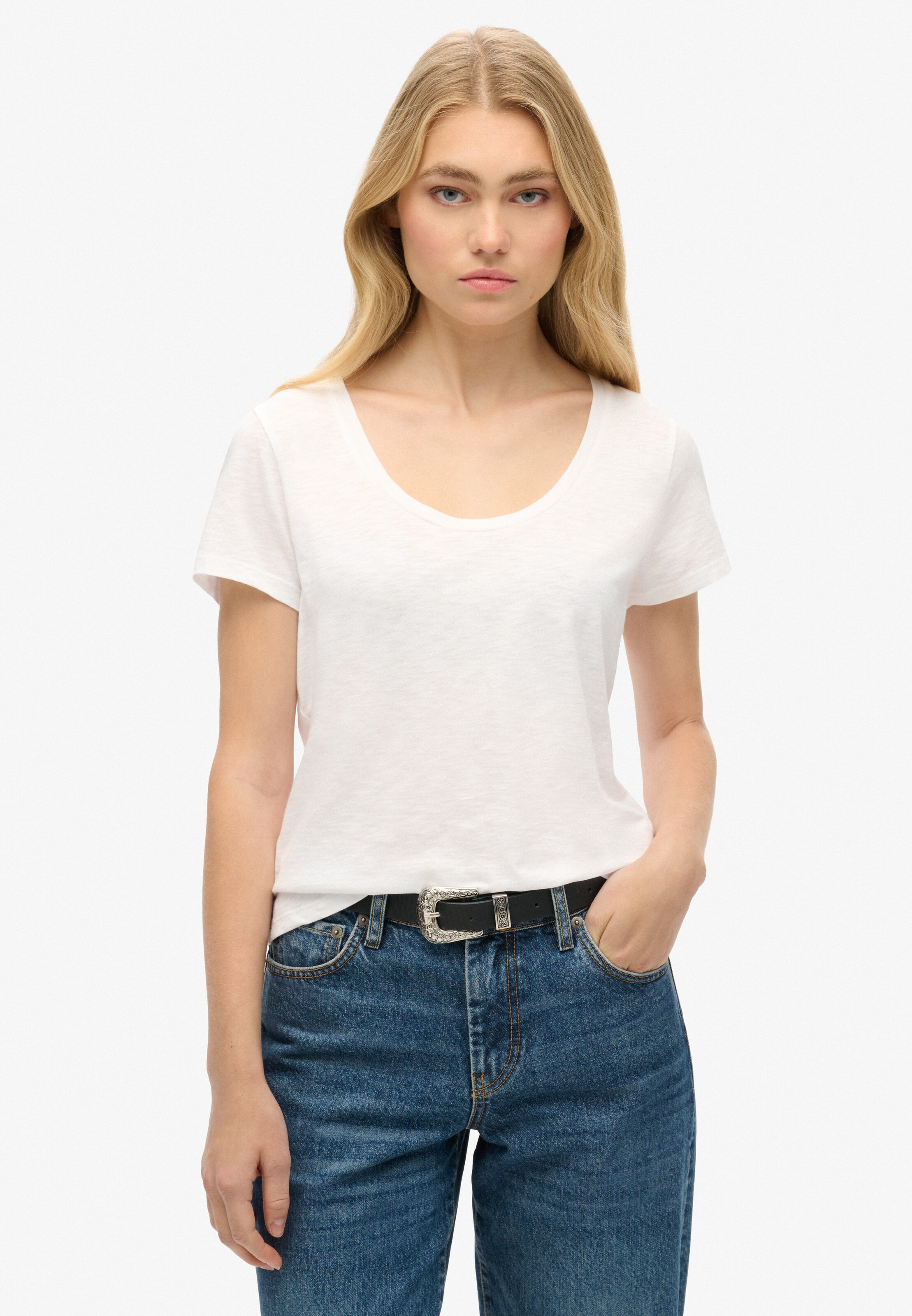 Superdry Póló - fehér: elől