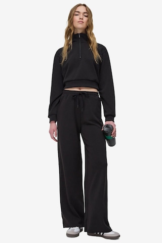 No Matter What Wide leg Broek in Zwart