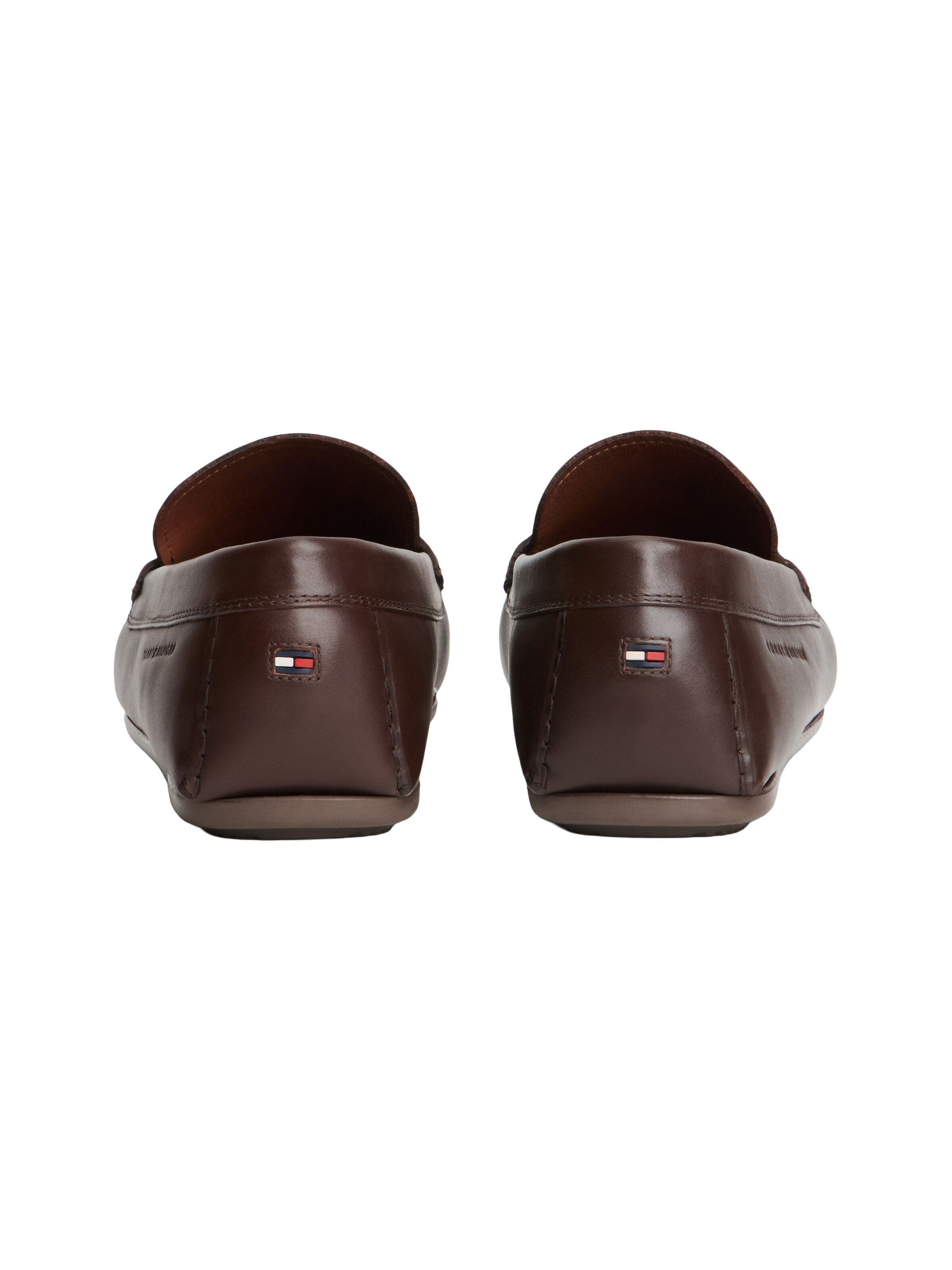 Mocassin TOMMY HILFIGER en marron : derrière