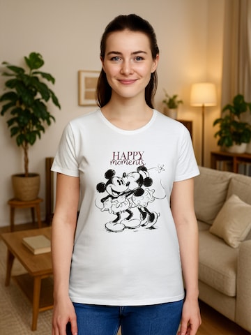 Disney Minnie Mouse Shirt 'Happy Moments' in White