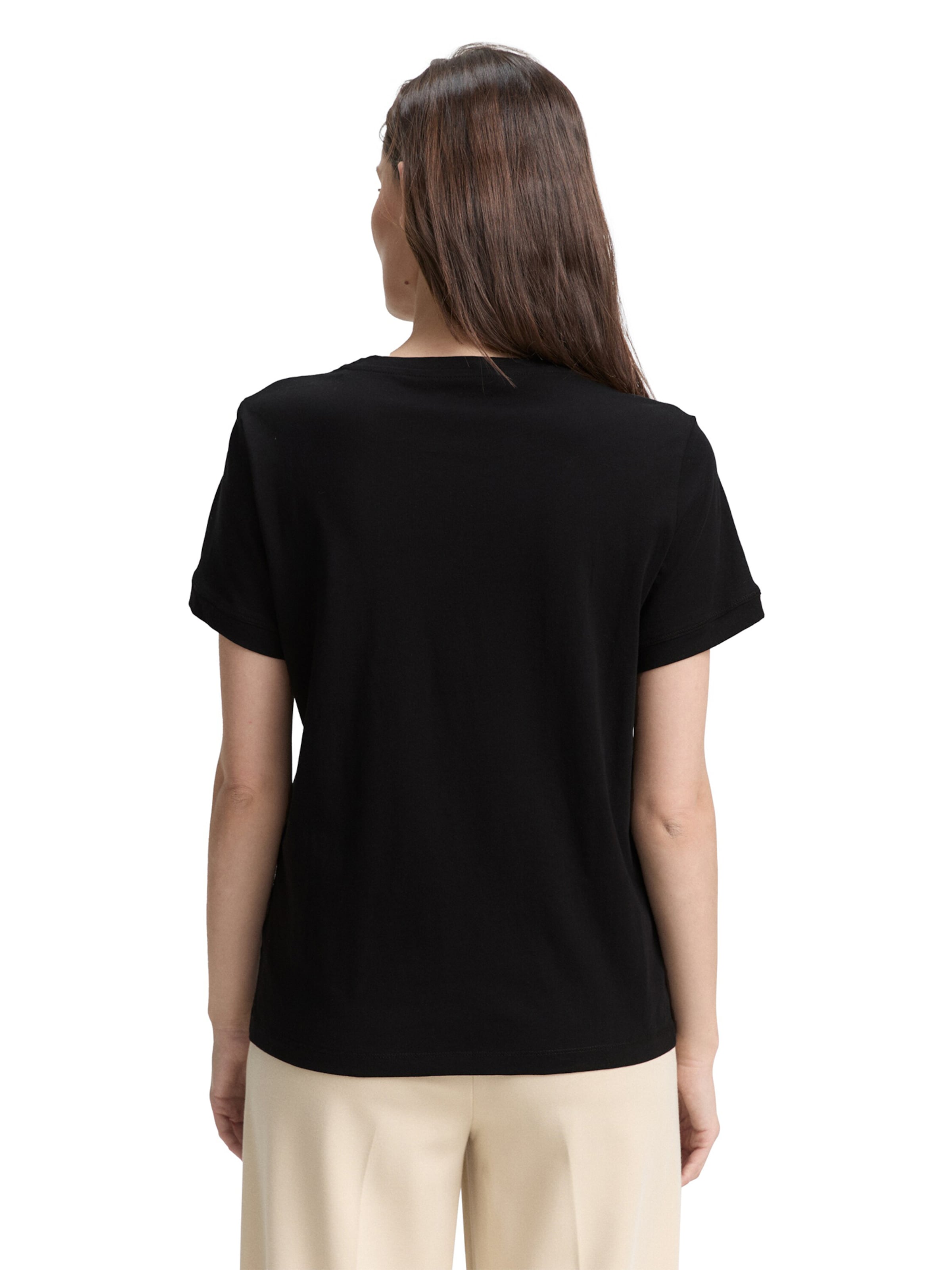 TOM TAILOR Футболка в Черный