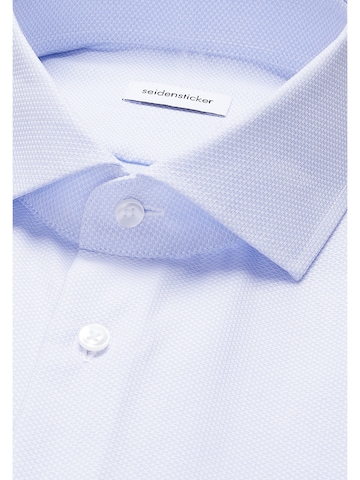 SEIDENSTICKER Slim fit Business shirt in Blue