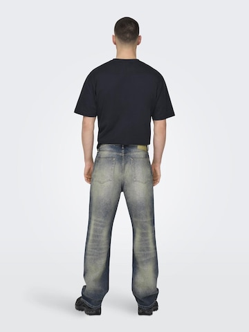 Wide Leg Jean 'FADE' Only & Sons en bleu