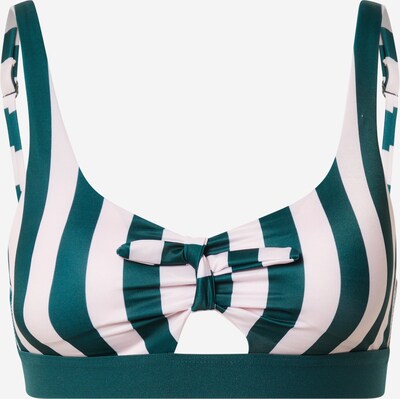 Sutien costum de baie 'Santa Rosa' Hunkemöller pe verde închis / alb, Vizualizare produs